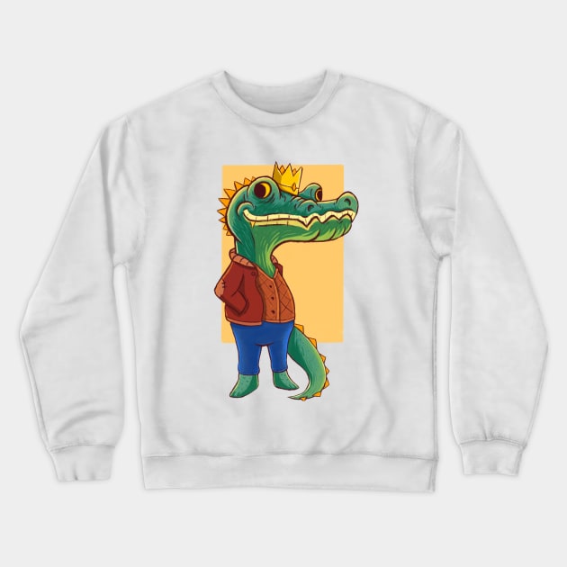 Crock King Crewneck Sweatshirt by LAckas